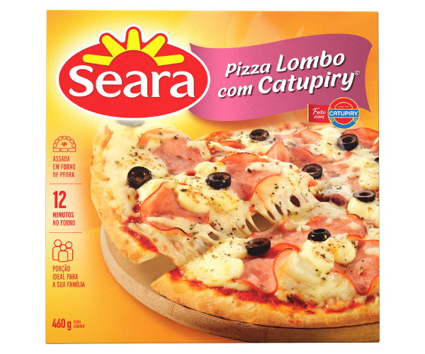 PIZZA SEARA LOMBO/CATUPIRY 460G