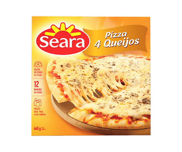 PIZZA SEARA QUATRO QUEIJOS 460G