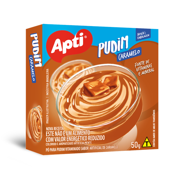 PO P/PUDIM APTI VITAMINADO CARAMELO 50G