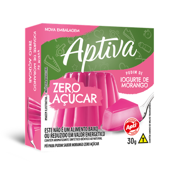 PO P/PUDIM APTI ZERO IOGURTE DE MORANGO 30G