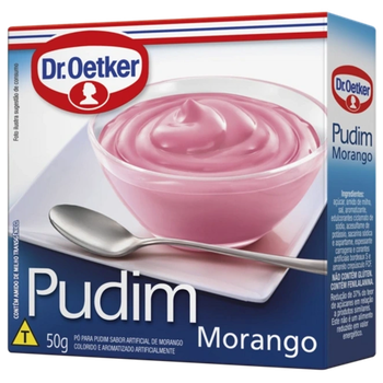 PO P/PUDIM DR.OETKER MORANGO 50G