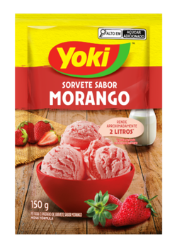PO P/SORVETE YOKI MORANGO 150G