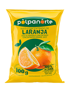POLPA POLPANORTE LARANJA 100G