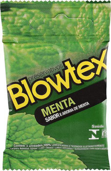PRESERVATIVO BLOWTEX MENTA C/3