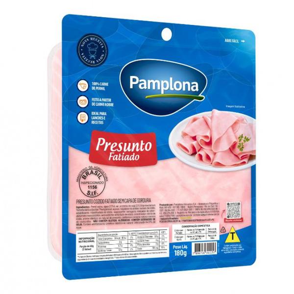 PRESUNTO PAMPLONA COZIDO S/CAPA FATIADO 180G
