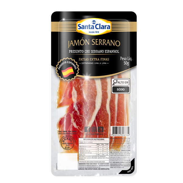 PRESUNTO SANTA CLARA CRU SERRANO ESPANHOL 50G