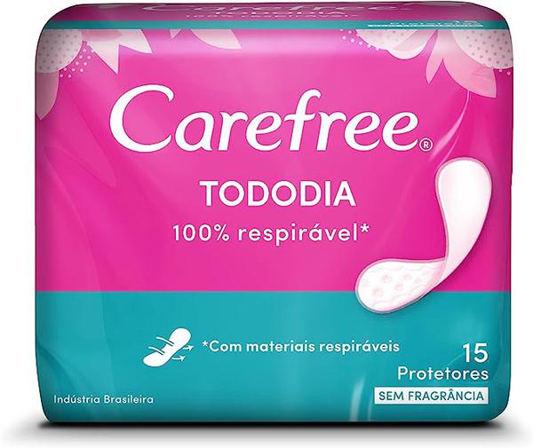 PROTETOR CAREFREE TODO DIA S/ABAS S/FRAGRANCIA C/15
