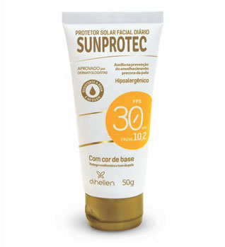 PROTETOR SOLAR DI HELLEN SUNPROTEC FACIAL FPS30 50G