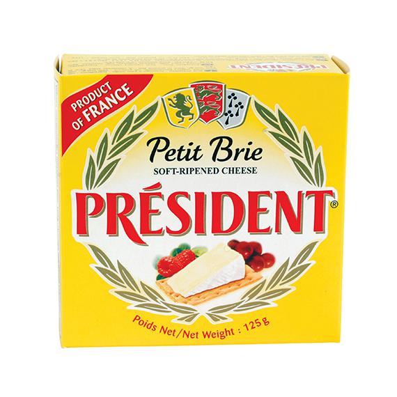 QUEIJO BRIE PRESIDENT 125G
