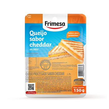QUEIJO FRIMESA CHEDDAR FATIADO 150G