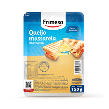 QUEIJO FRIMESA MUSSARELA FATIADO 150G