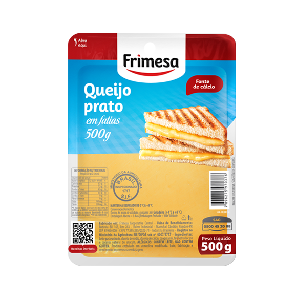 QUEIJO FRIMESA PRATO FATIADO 500G