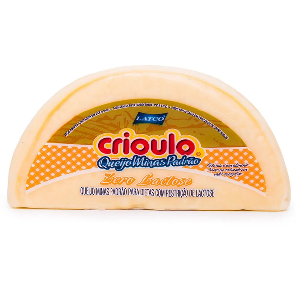 QUEIJO MINAS CRIOULO ZERO LACTOSE KG