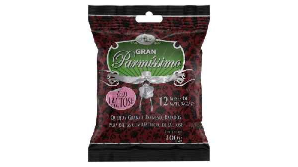 QUEIJO PARMISSIMO GRAN RALADO ZERO LACTOSE 100G