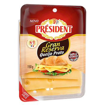 QUEIJO PRESIDENT PRATO GRAN RESERVA 150G