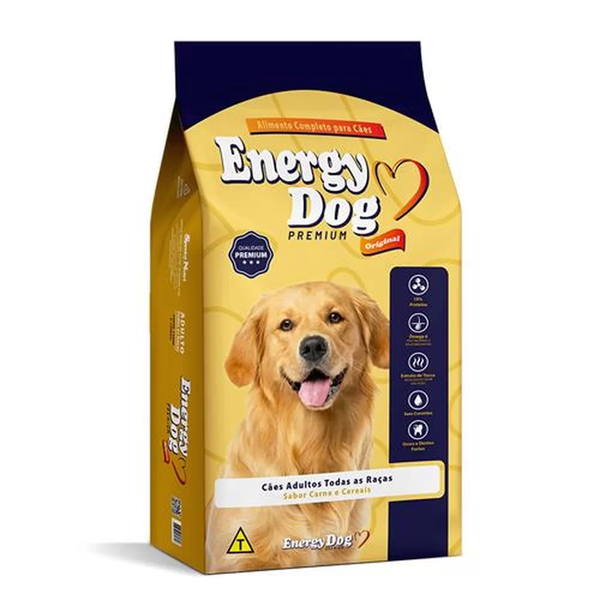 RACAO CAES ENERGY DOG 19% PROTEINA 1KG