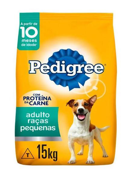 RACAO CAES PEDIGREE DRY ADULTO RACAS PEQUENAS 15KG
