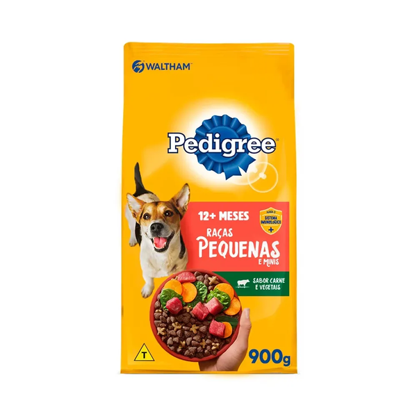 RACAO CAES PEDIGREE RACAS PEQUENAS E MINIS 900G