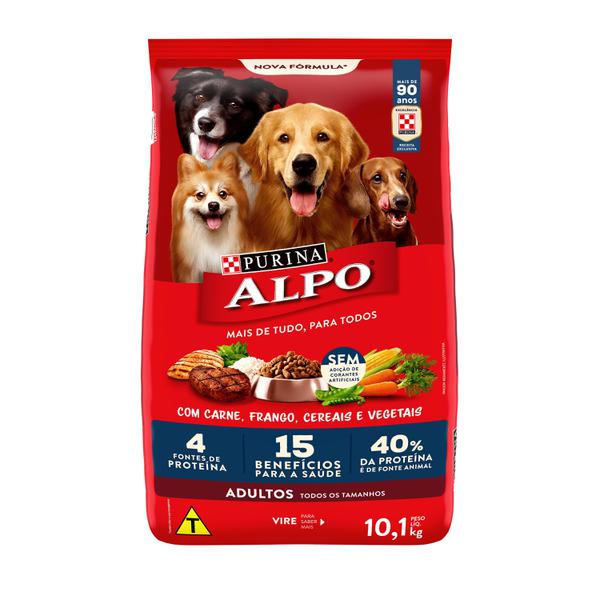 RACAO CAES PURINA ALPO CARNE/VEGETAIS 01KG