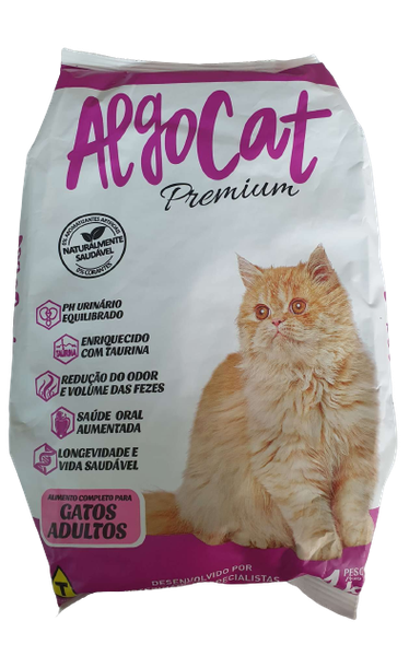 RACAO GATO ALGOMIX ALGOCAT PREMIUM ADULTO 1KG