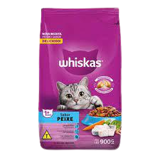 RACAO GATO WHISKAS PEIXE 900G