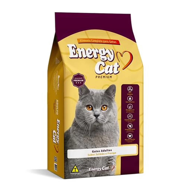 RACAO GATOS ENERGY CAT 28% PROTEINA 1KG