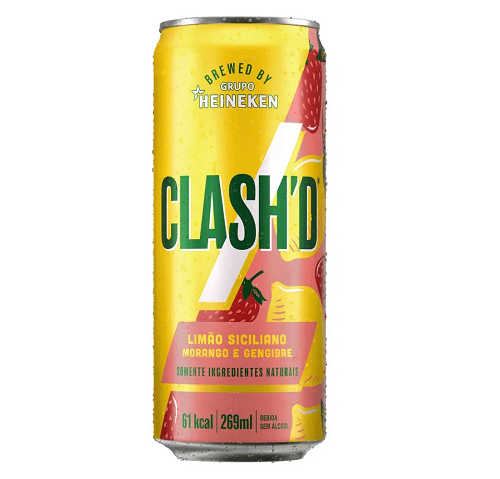 REFRIGERANTE HEINEKEN CLASH'D LIMAO 269ML