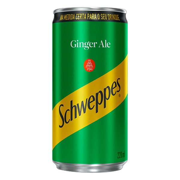 REFRIGERANTE SCHWEPPES GINGER ALE 220ML