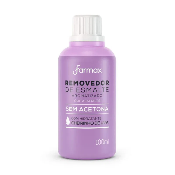 REMOVEDOR DE ESMALTE FARMAX S/ACETONA UVA 100ML