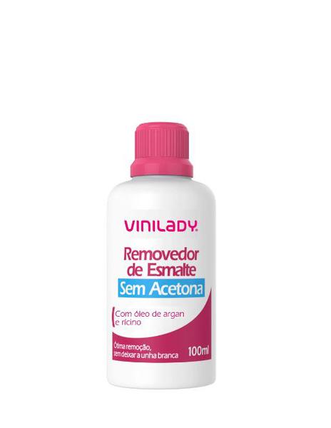 REMOVEDOR DE ESMALTE VINI LADY S/ACETONA 100ML