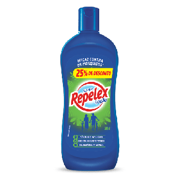 REPELENTE REPELEX LOCAO 25% DESCONTO 200ML
