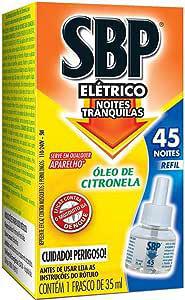 REPELENTE SBP ELETRICO LIQUIDO 45 NOITES CITRONELA REFIL 35ML