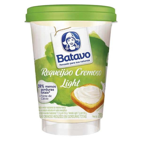 REQUEIJAO BATAVO CREMOSO LIGHT 200G