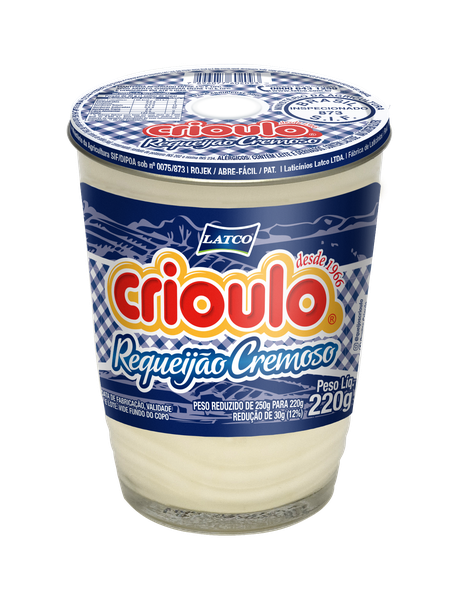 REQUEIJAO LATCO CRIOULO CREMOSO 220G