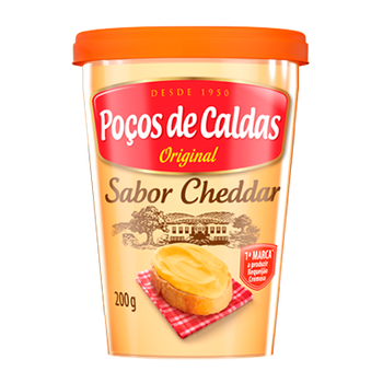 REQUEIJAO POCOS DE CALDAS CREMOSO CHEDDAR 200G