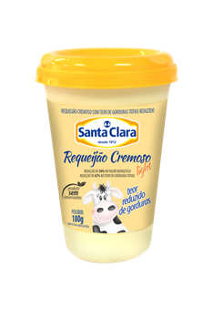 REQUEIJAO SANTA CLARA LIGHT REDUCAO GORDURA 180G