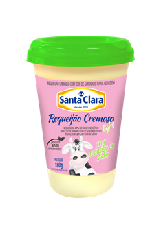 REQUEIJAO SANTA CLARA LIGHT REDUCAO SODIO 180G