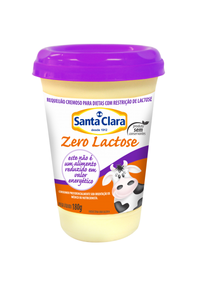 REQUEIJAO SANTA CLARA ZERO LACTOSE 180G