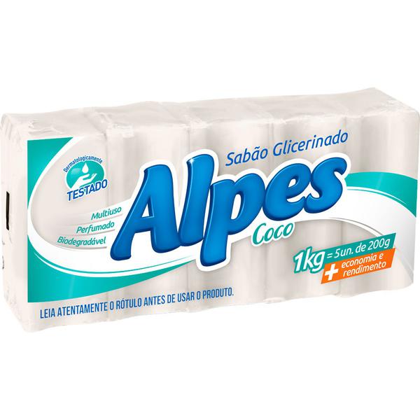 SABAO ALPES COCO GLICERINADO C/5 200G