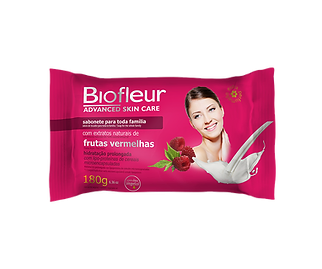 SABONETE BIOFLEUR EXTRA PERFUMADO FRUTAS VERMELHAS 180G