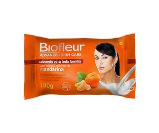 SABONETE BIOFLEUR EXTRA PERFUMADO MANDARINA 180G