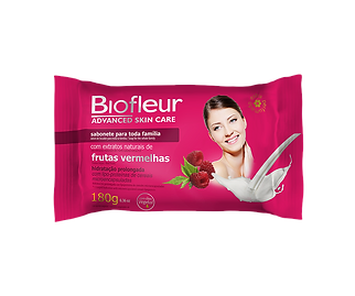 SABONETE BIOFLEUR HIDRATANTE FLORES VERMELHAS 180G