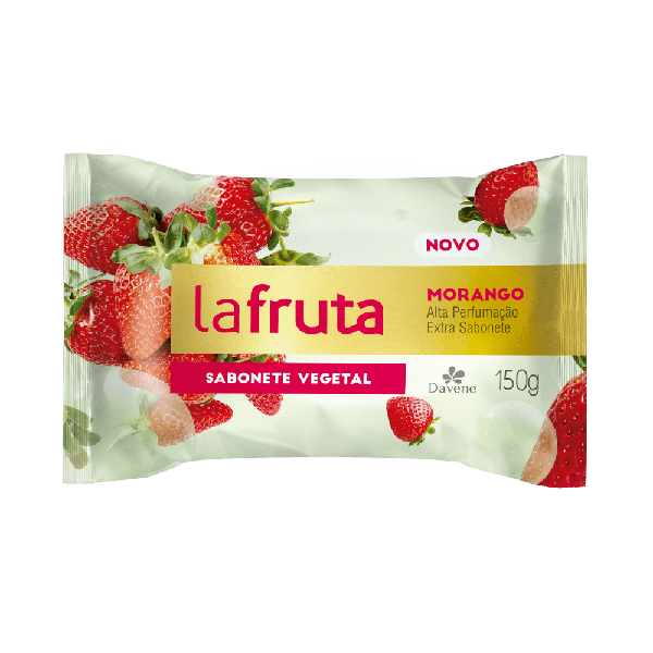 SABONETE DAVENE LA FRUTA MORANGO 150G