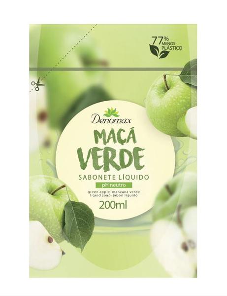 SABONETE DENOMAX MACA VERDE REFIL 200ML