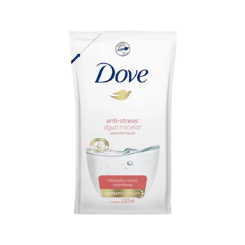 SABONETE DOVE AGUA MICELAR REFIL 200ML