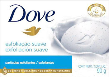 SABONETE DOVE ESFOLIACAO SUAVE 90G