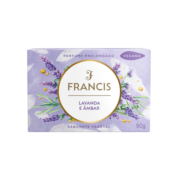 SABONETE FRANCIS LAVANDAS E AMBAR 90G
