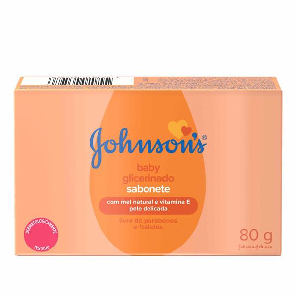SABONETE JOHNSON'S BABY GLICERINADO MEL VITAMINAS 80G