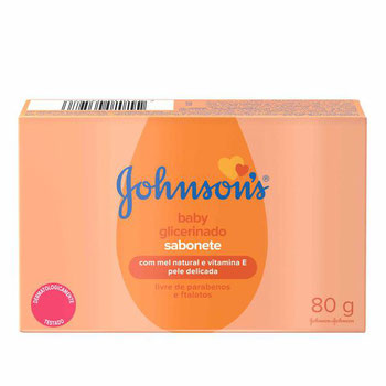 SABONETE JOHNSON'S BABY GLICERINADO MEL VITAMINAS 80G