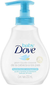 SABONETE LIQUIDO DOVE BABY HIDRATACAO ENRIQUECIDA 200ML